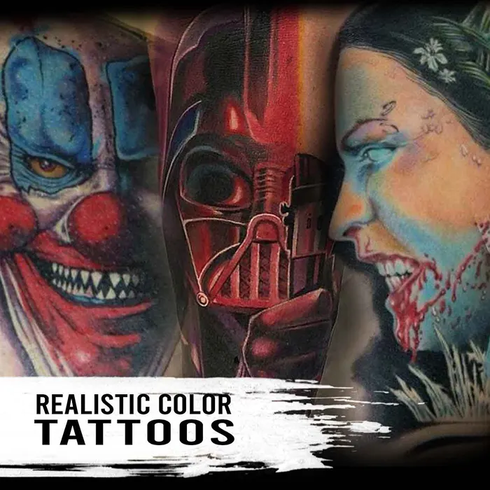 color tattoos near